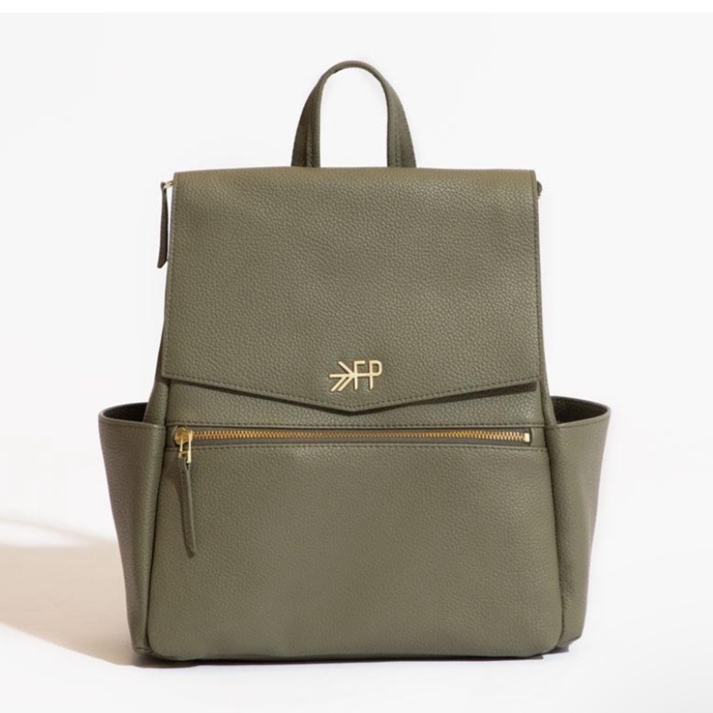 Freshly Picked The Mini Classic II diaper bag in Sage green, NWT